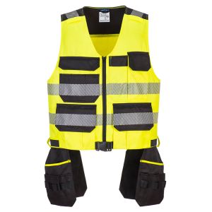 PW3 Hi-Vis Class 1 Tool Vest # PW308