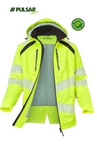 PULSAR® LIFE Men's HV Yellow Insulated Parka # LFE918