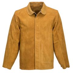 FR Leather Welding Jacket # SW34