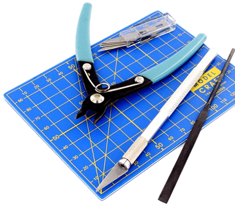 Tools and accessories for plastic model kits