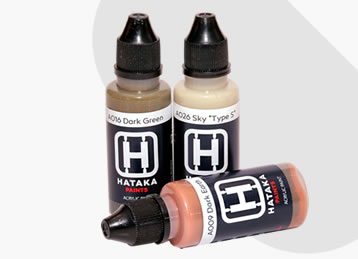 Hataka Acrylic Paints available at eModels